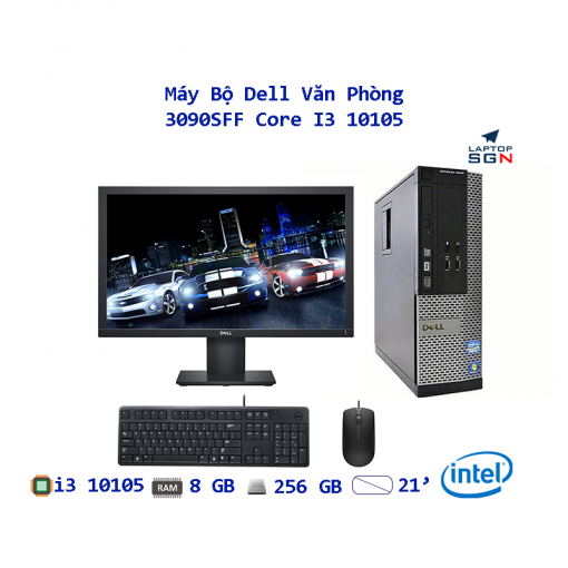 Máy tính bộ Dell 3090SFF Intel core i3 10105 - Renew